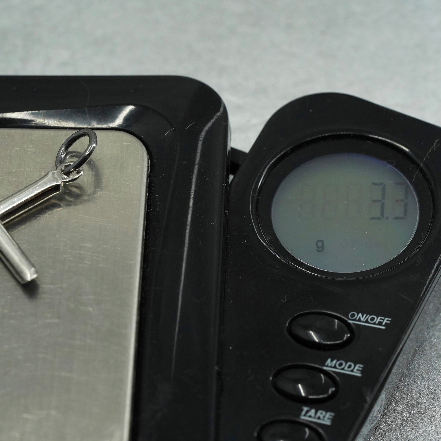 Vintage sterling 925 silver handmade cross pendant