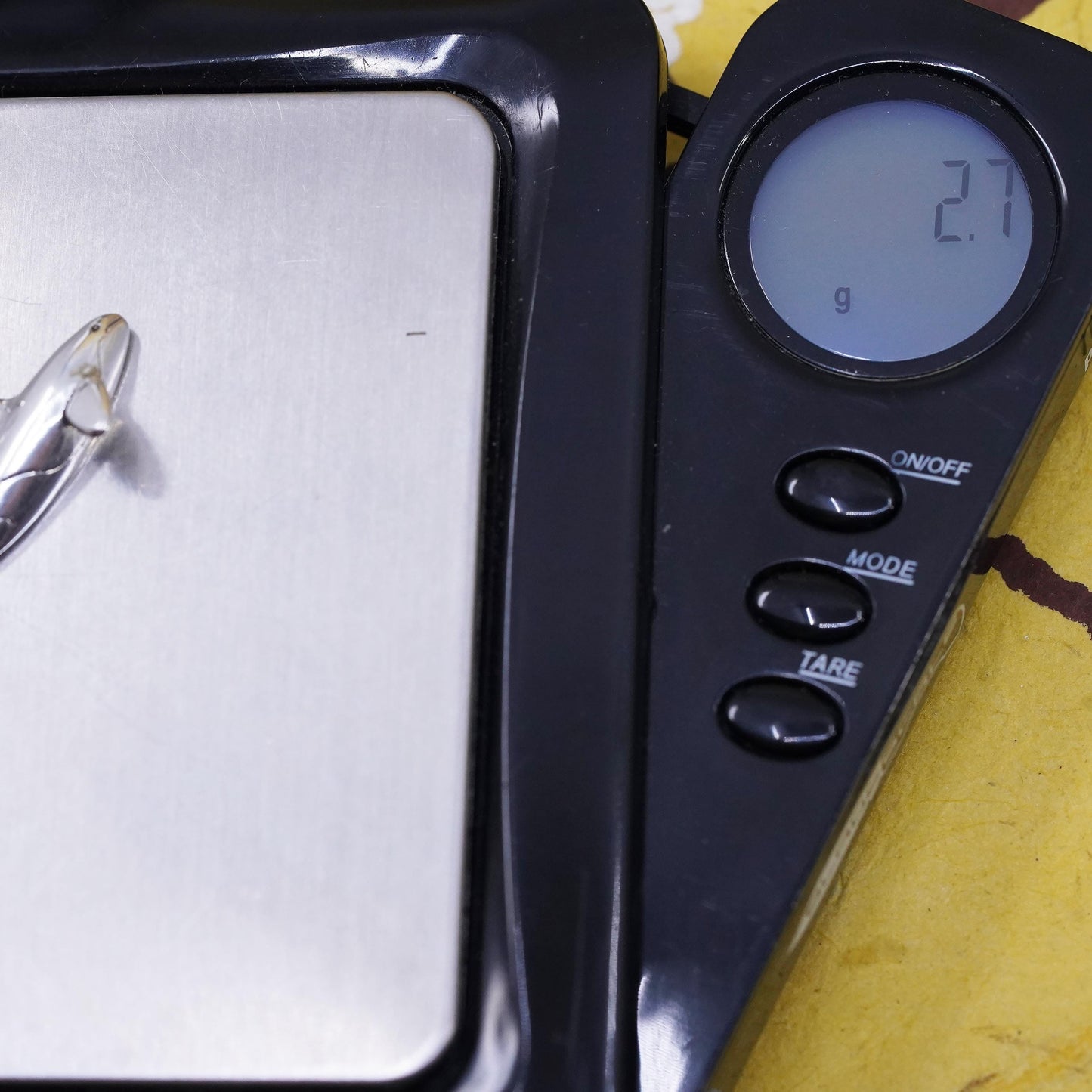 Vintage Sterling silver handmade pendant, 925 whale charm