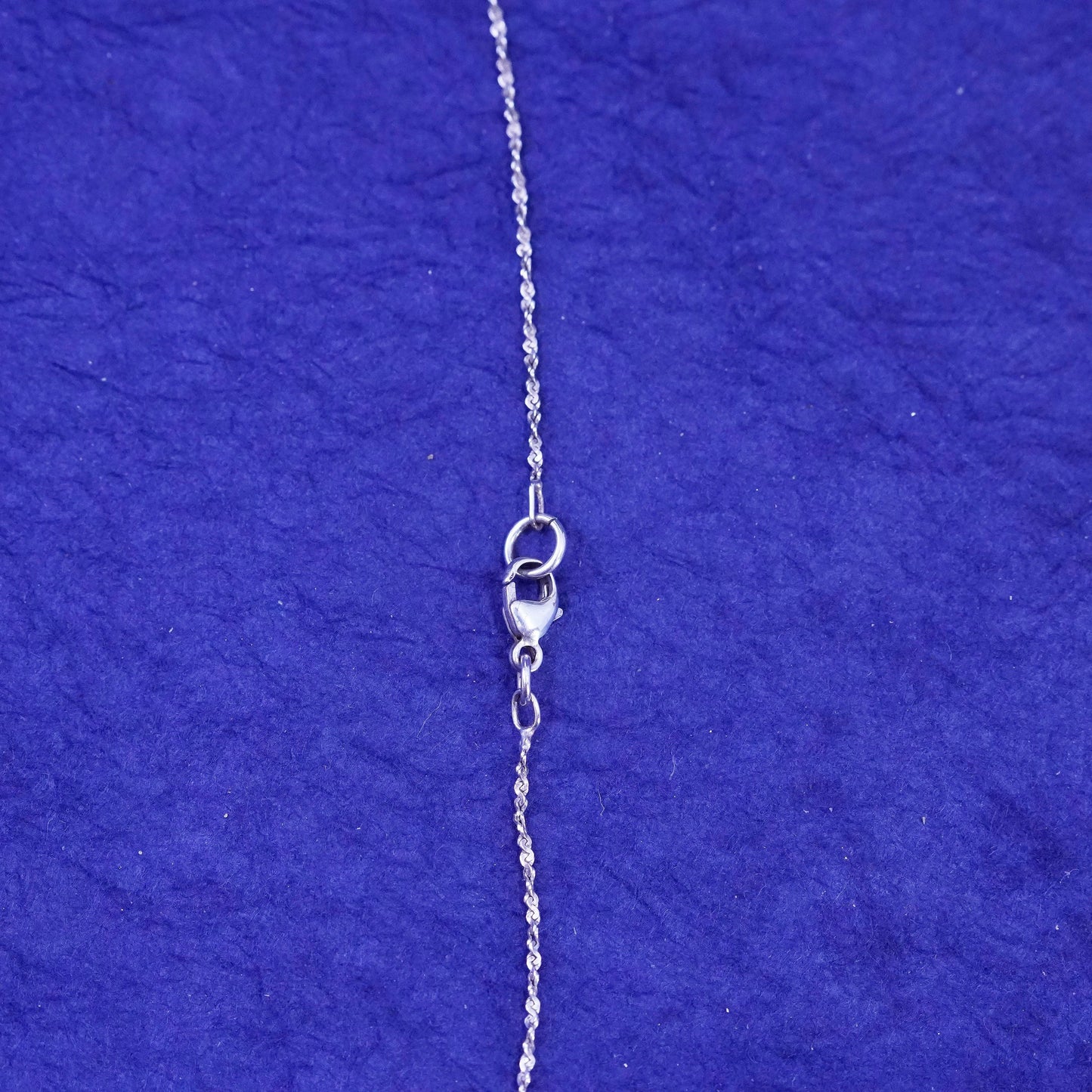 20”, 1mm, vintage Sterling silver handmade necklace, 925 twisted s link chain