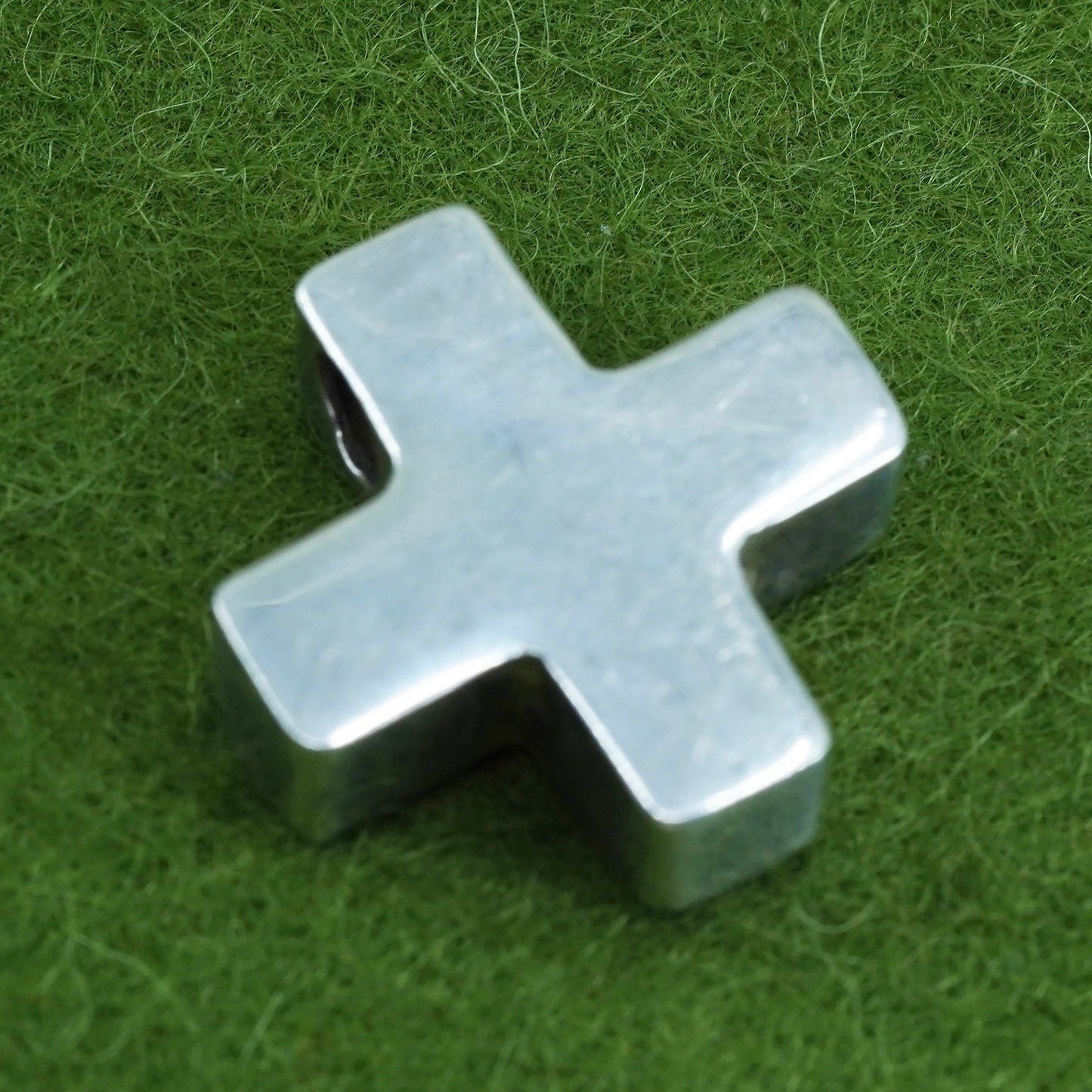 vintage sterling 925 silver handmade Ichthus Cross Pendant