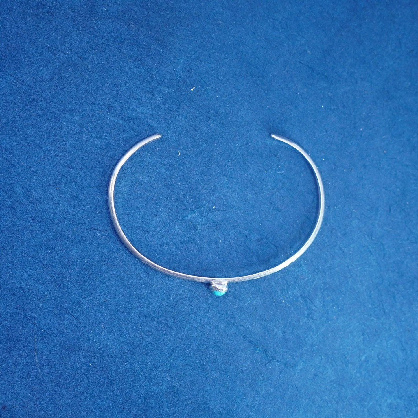 5.75”, Native American H.T. Heber Tsosie Sterling silver bracelet, 925 cuff