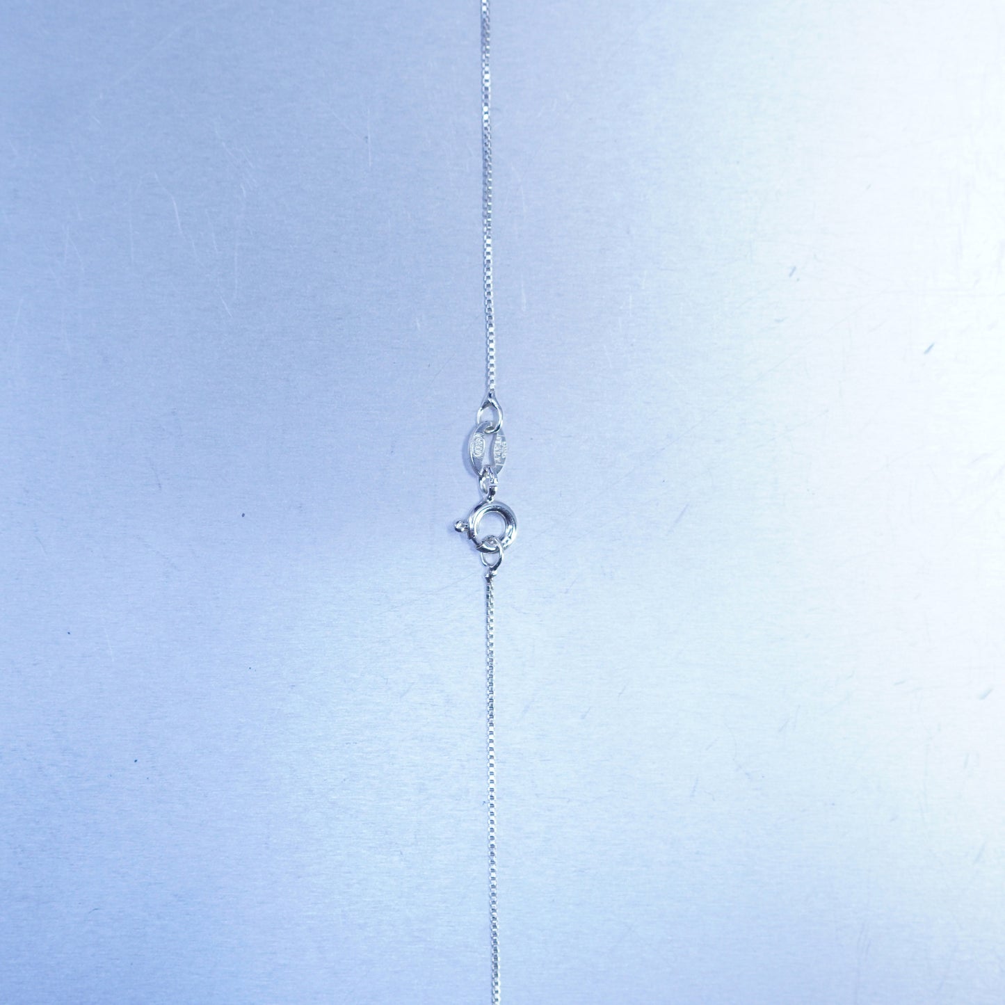 18”, sterling 925 silver sandal flip flop pendant with pink enamel and cz