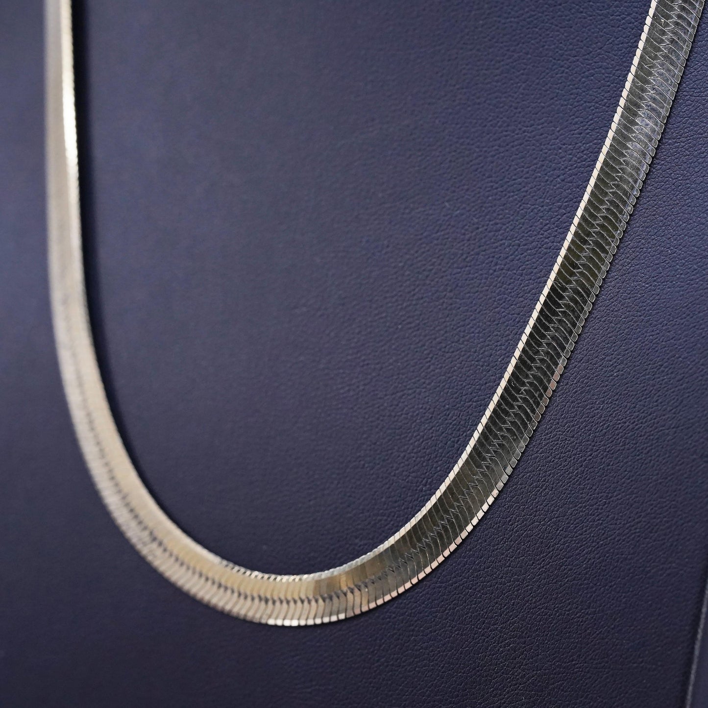 20" Canadian vermeil gold over Sterling silver necklace, 925 herringbone chain
