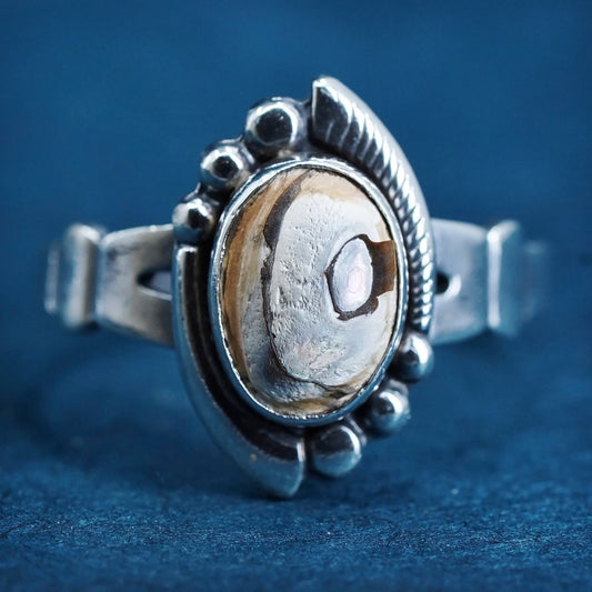 Size 5, bell trading post Sterling 925 silver ring Native American southwestern
