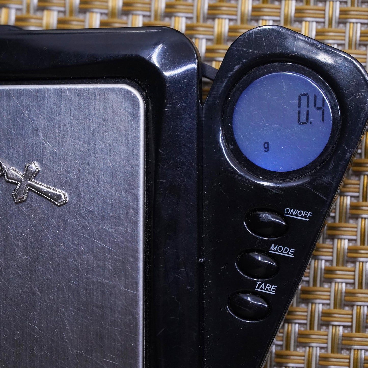 Vintage Sterling silver handmade cross pendant, 925 charm