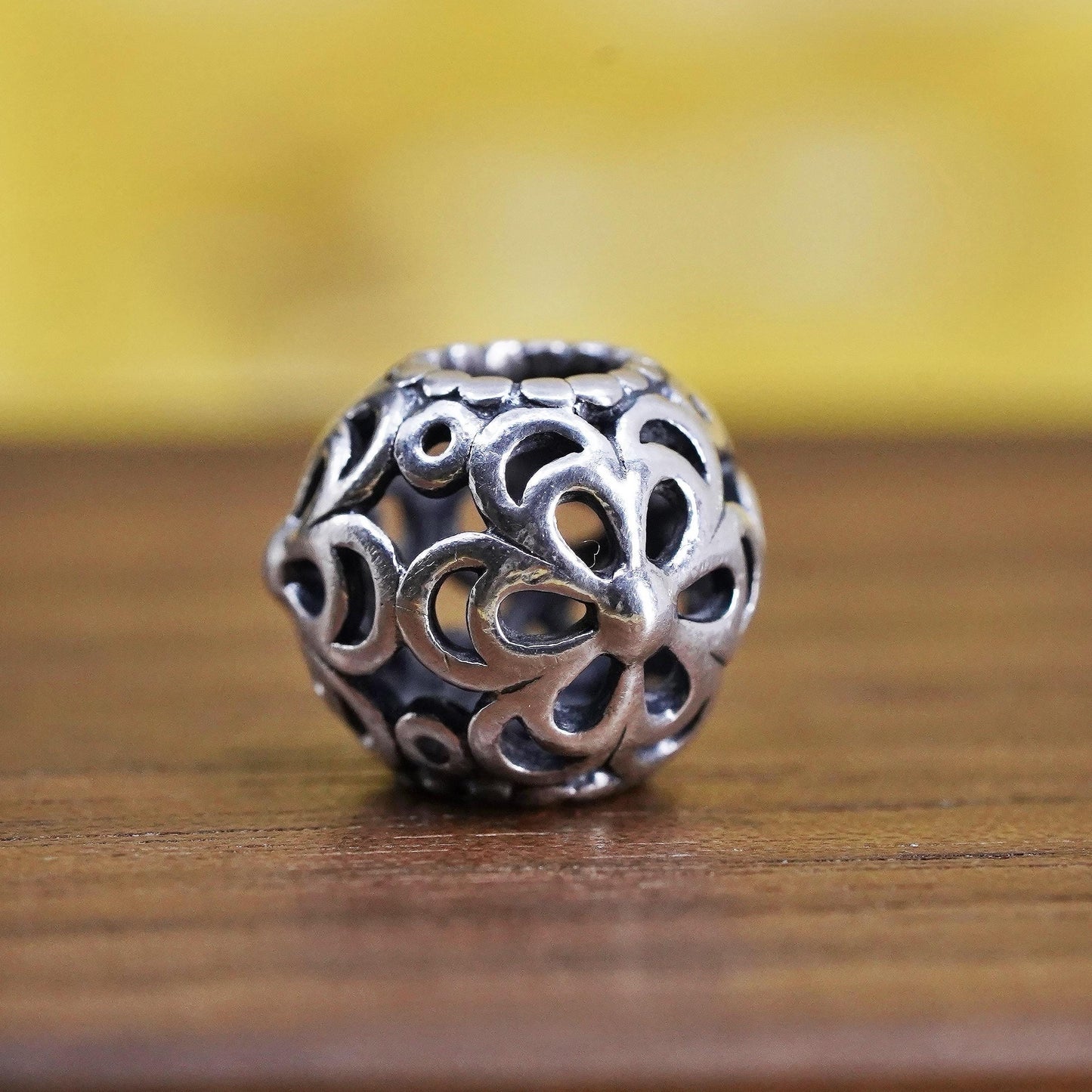Pandora Jewelry | ALE Sterling Silver 925 bead floral Charm
