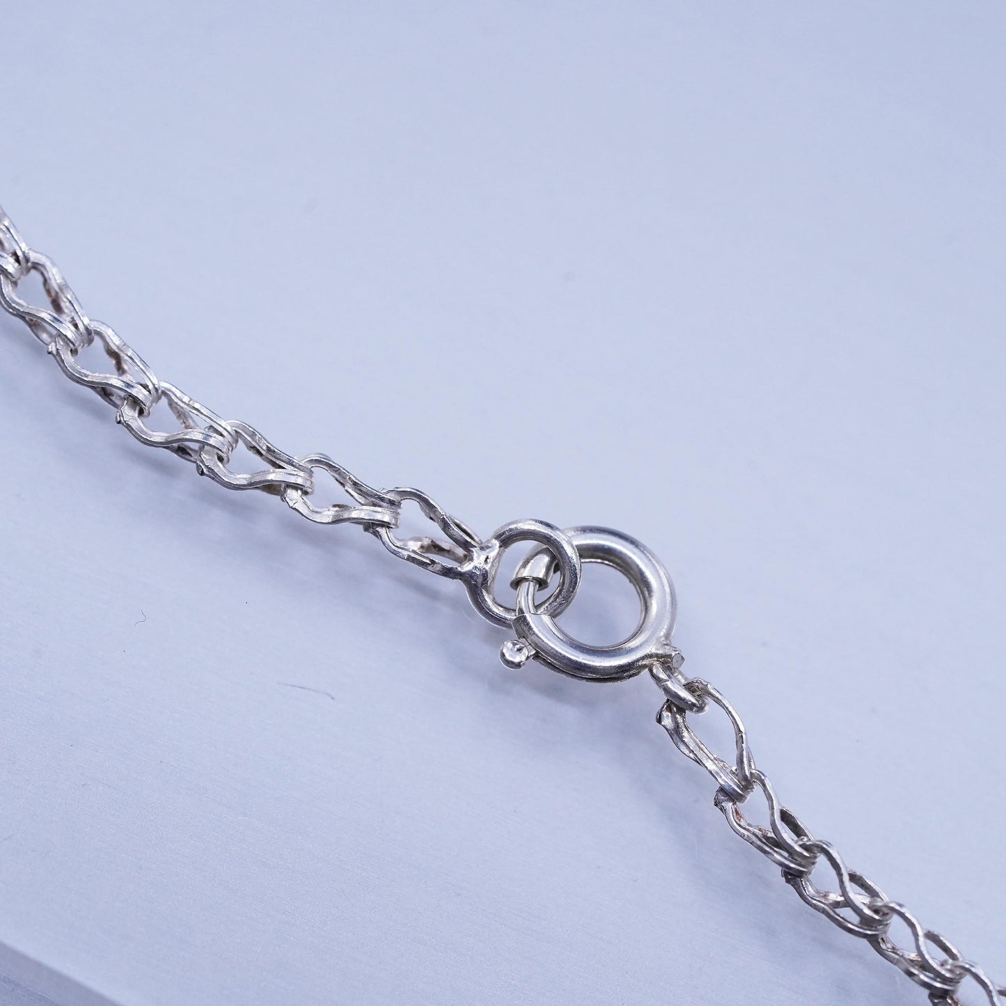 26” 3mm, vintage Sterling 925 silver curb chain necklace