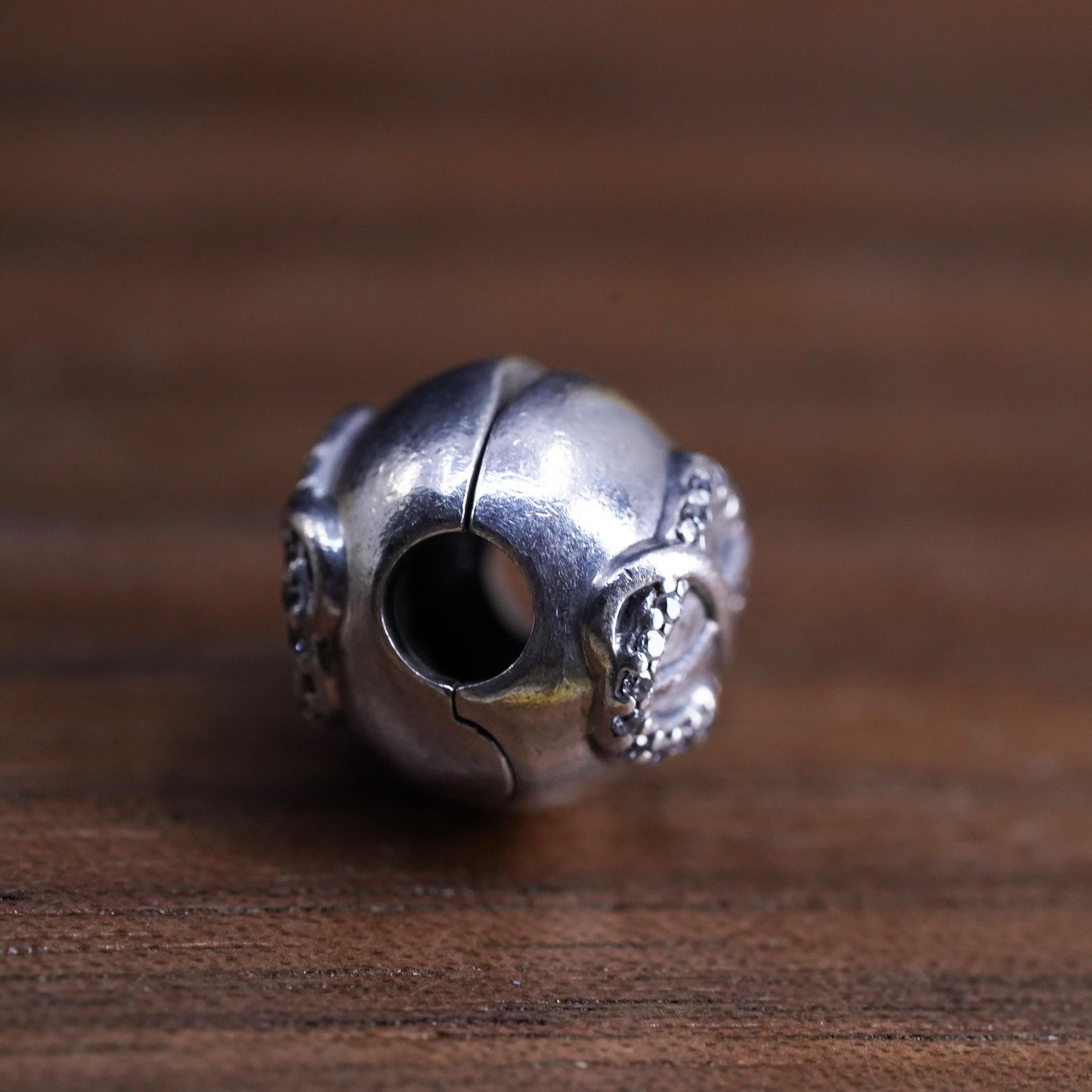 Vintage ALE Sterling silver handmade pendant, 925 heart bead charm