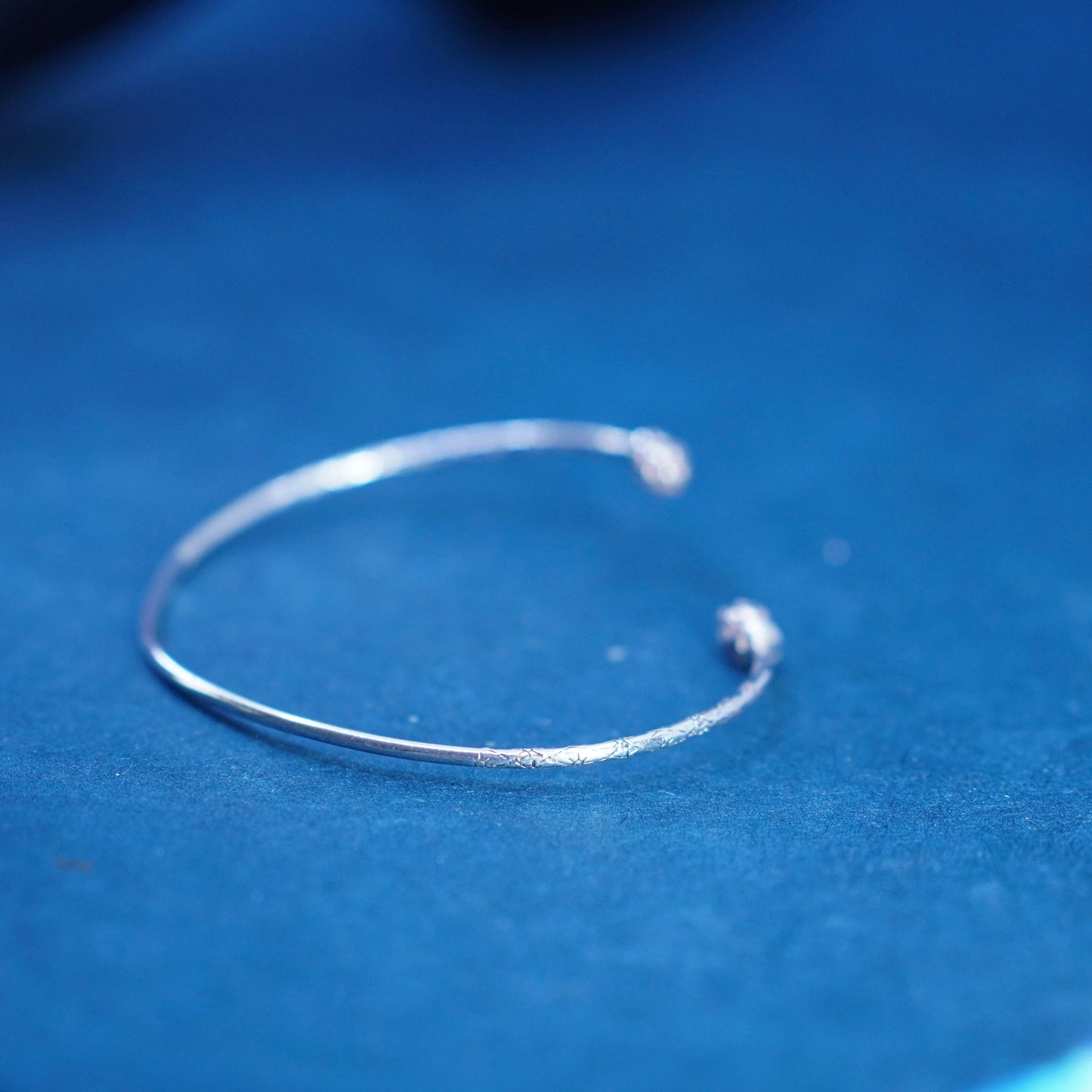 Vintage Sterling Silver 925 West Indies Jamaica Handmade Cuff Bracelet