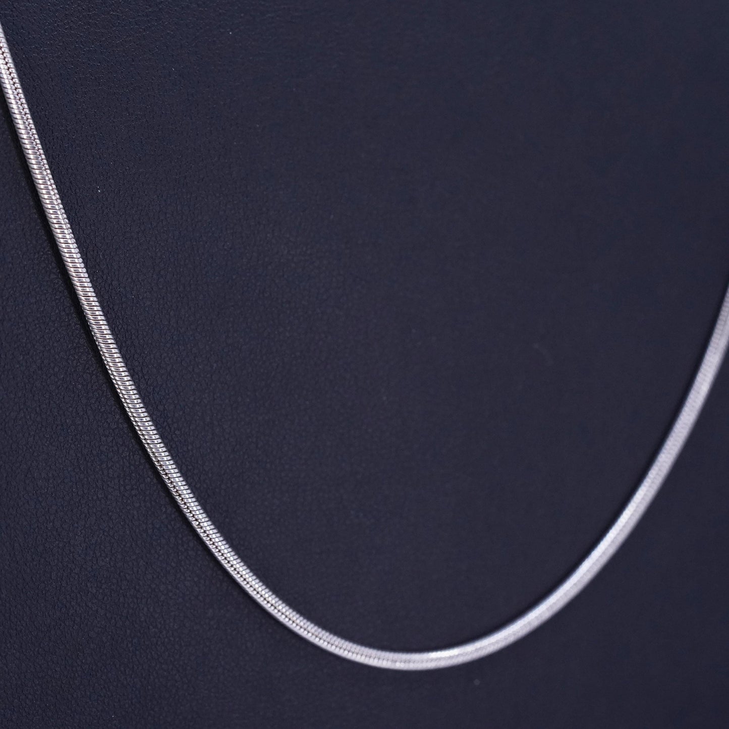 24” 2mm, vintage Italian Sterling 925 silver box chain necklace