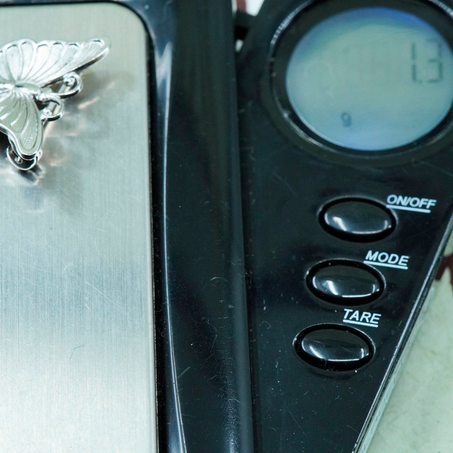 vintage Beau Sterling silver handmade brooch, 925 silver butterfly pin