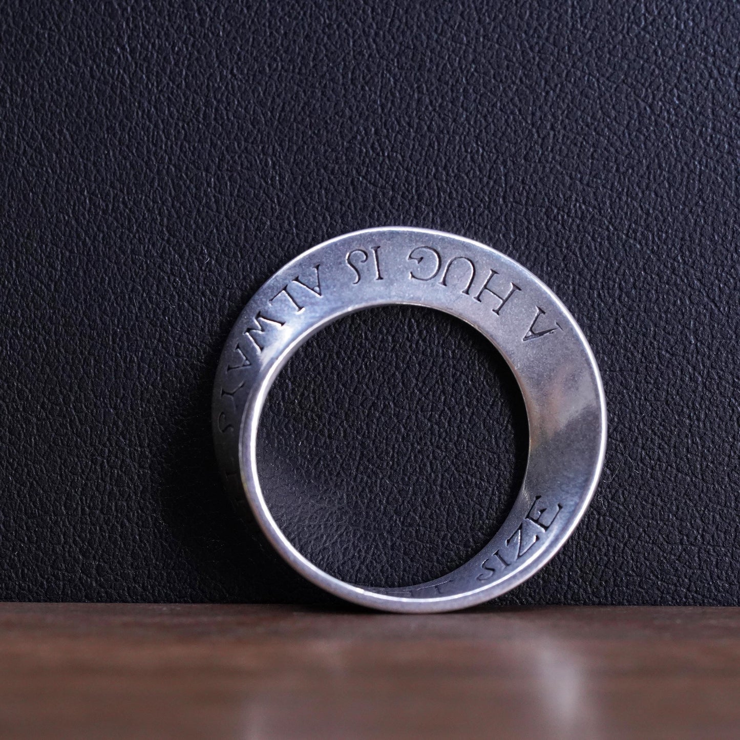 sterling silver pendant, 925 infinity circle loop hug is always the right size