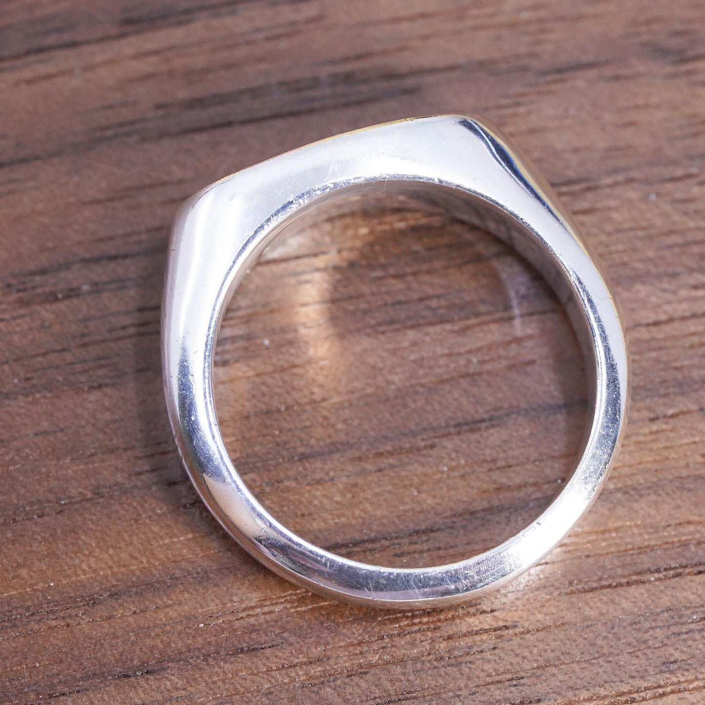 SZ 10.25, WWJD Sterling Silver 925 Ring, What Would Jesus Do Signet Ring, Faith
