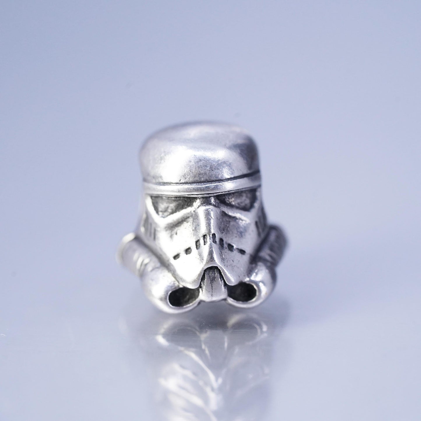 sterling silver 925 Star Wars The Black Series Imperial Stormtrooper Helmet