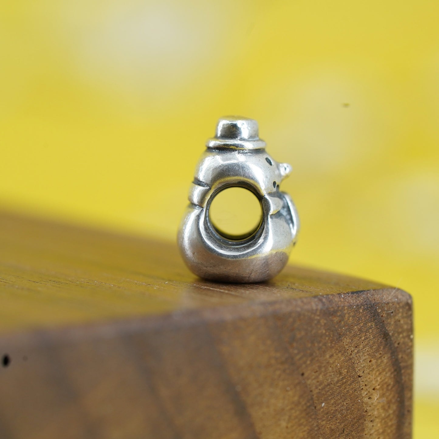 Vintage ALE Pandora Sterling silver pendant, 925 snowman charm