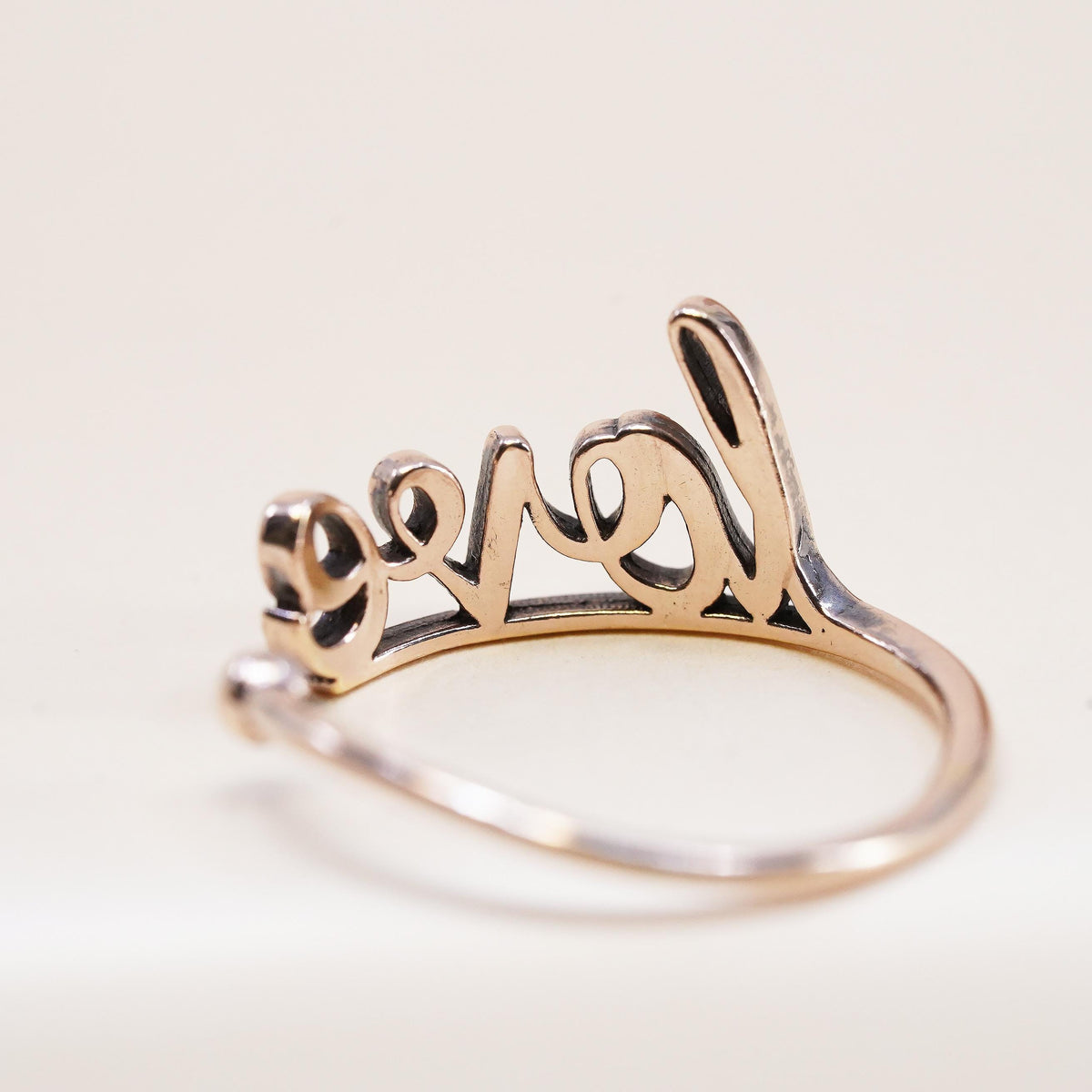 Size adjustable, Alex N Ani gold Sterling Silver 925 Love wrap Ring, Wrap Band
