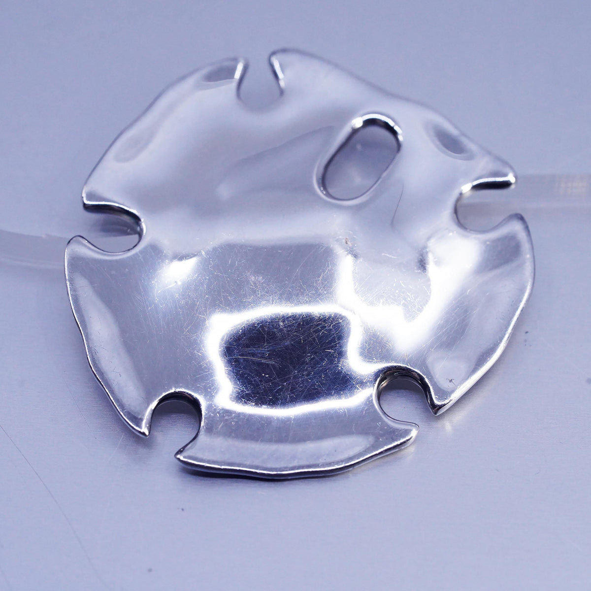 Robert Lee Morris RLM Studio Sterling Silver Sand Dollar Pendant, 925 Sea Shell