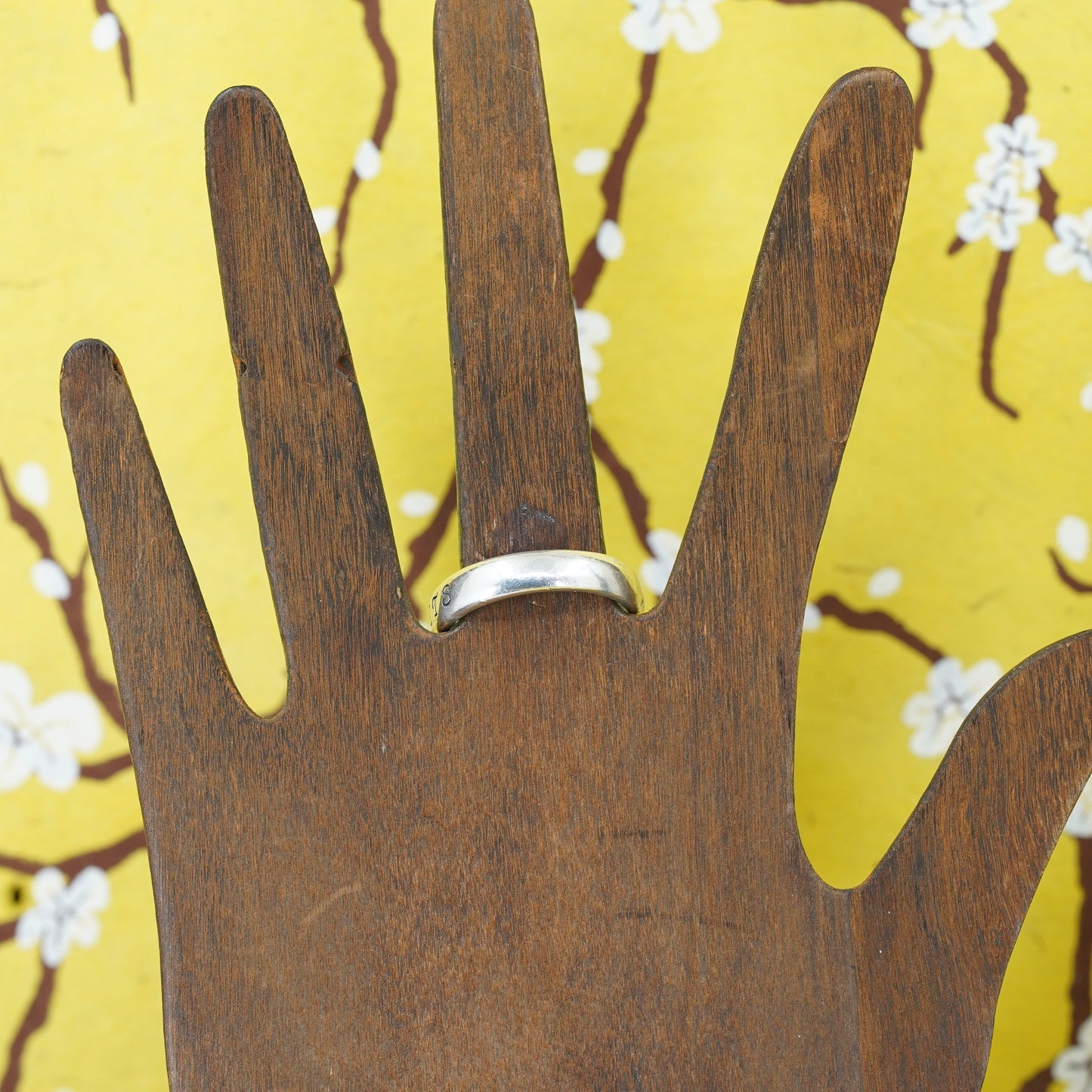 Size 11.5, vintage Sterling silver ring, 925 quote band with “true love waits