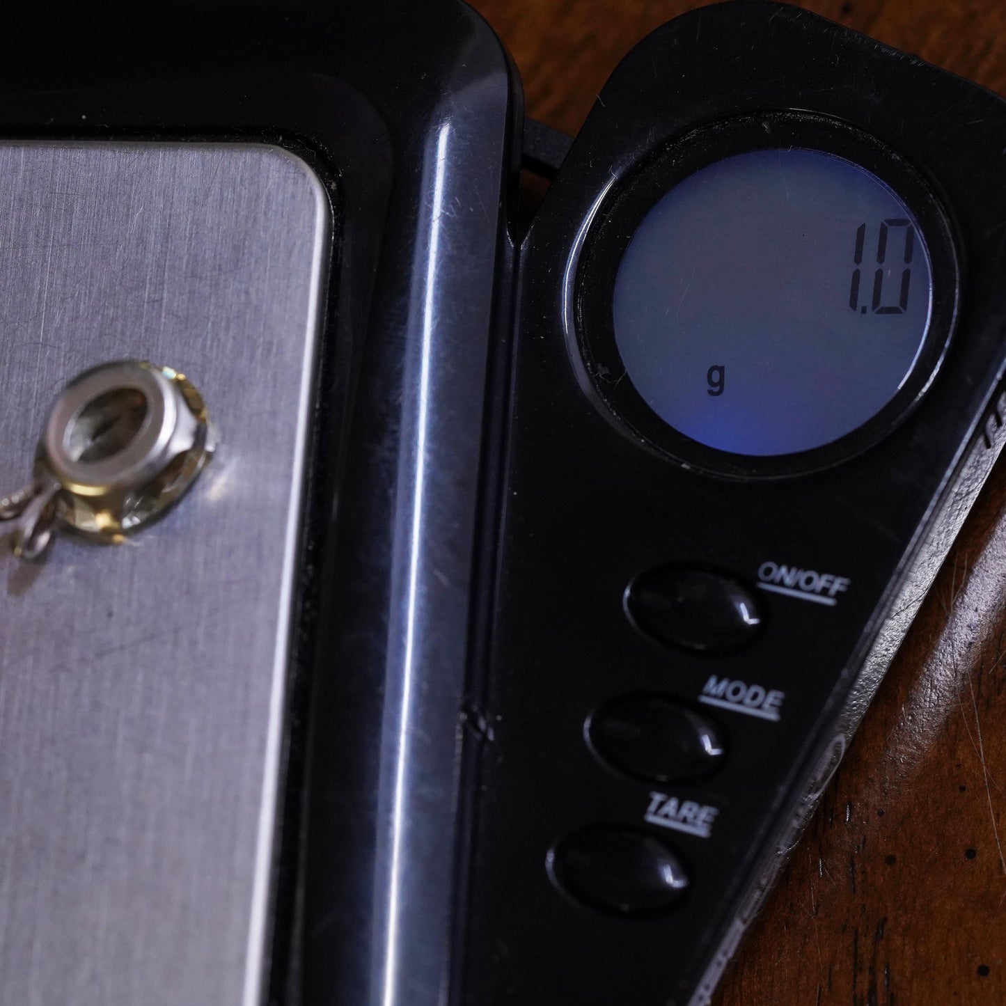 Vintage sterling 925 silver handmade oval charm pendant with crystal