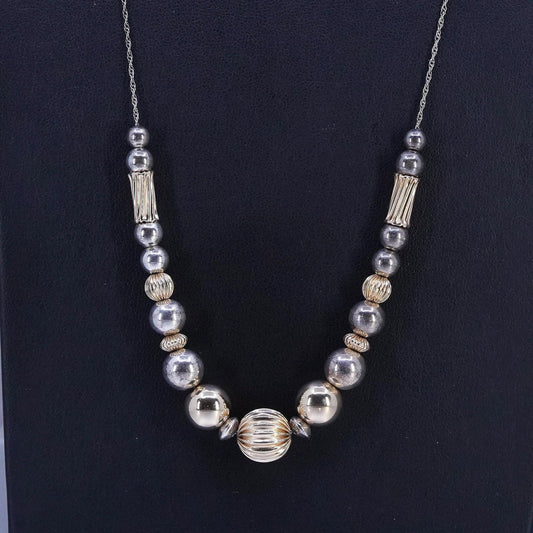 24”, ADDA sterling 925 silver Singapore rope chain 14K yellow gold necklace