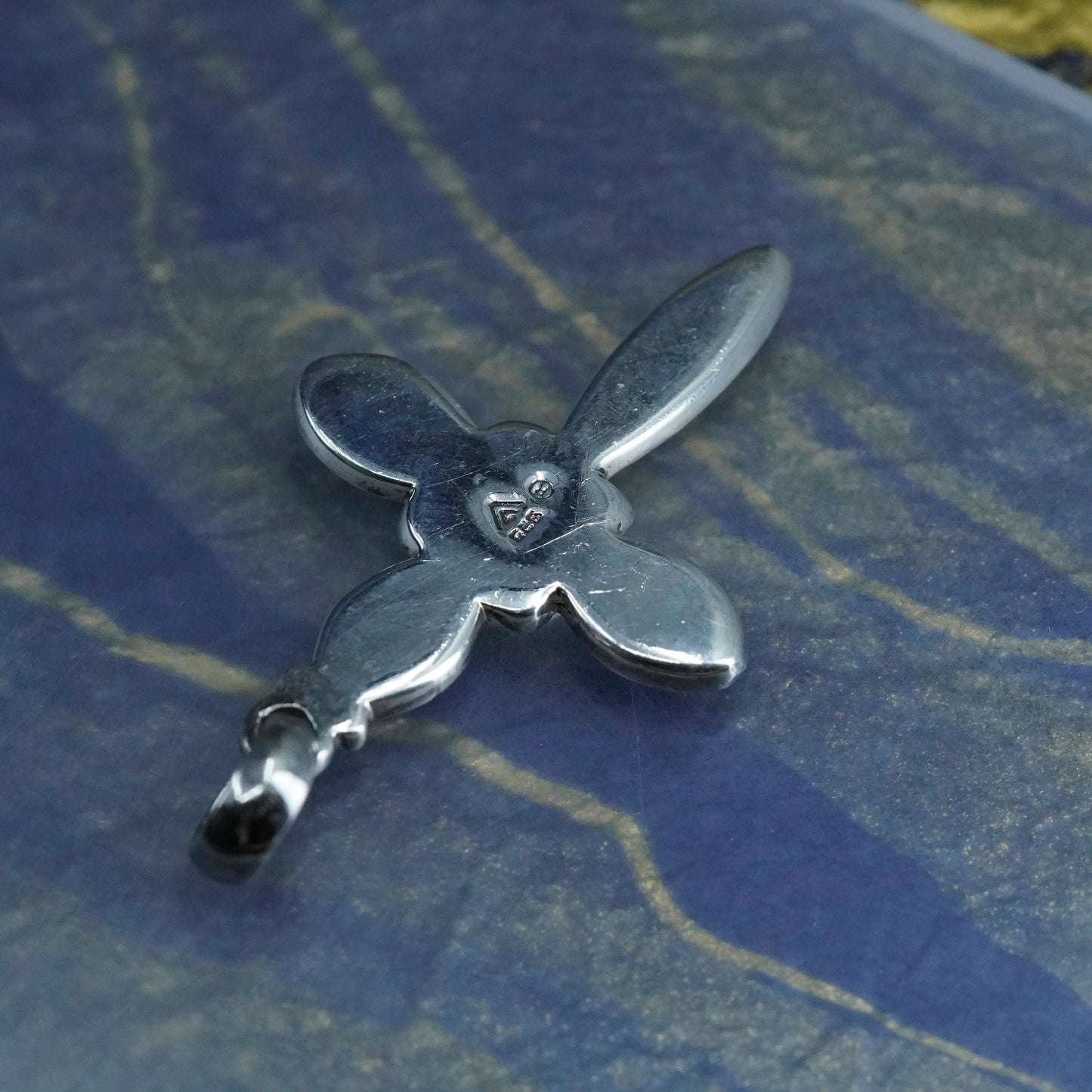 vtg Silpada Sterling Silver 925 handmade Cross Pendant With Pearl Center S0971