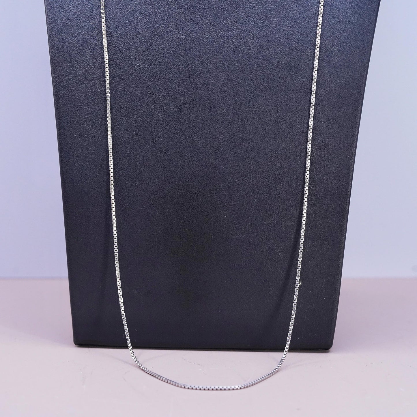 30”, 1.6mm, vintage Sterling silver handmade necklace, 925 box chain