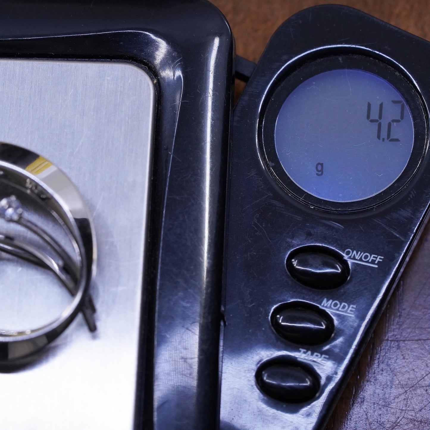 Vintage 1920s Art Deco handmade 835 silver flower brooch with rhinestones