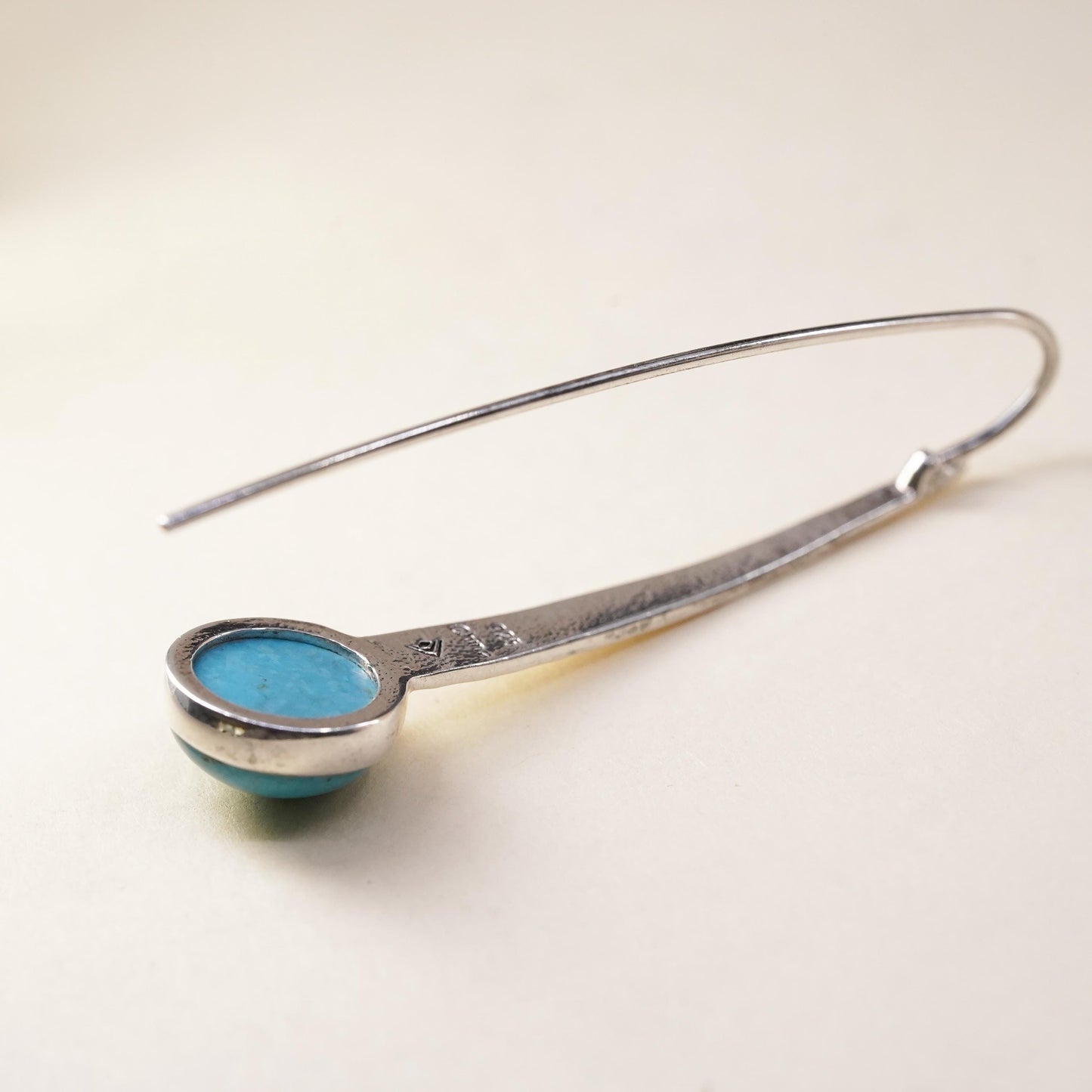 SILPADA 925 Sterling Silver Swan Dive Turquoise single 1 earring W2132