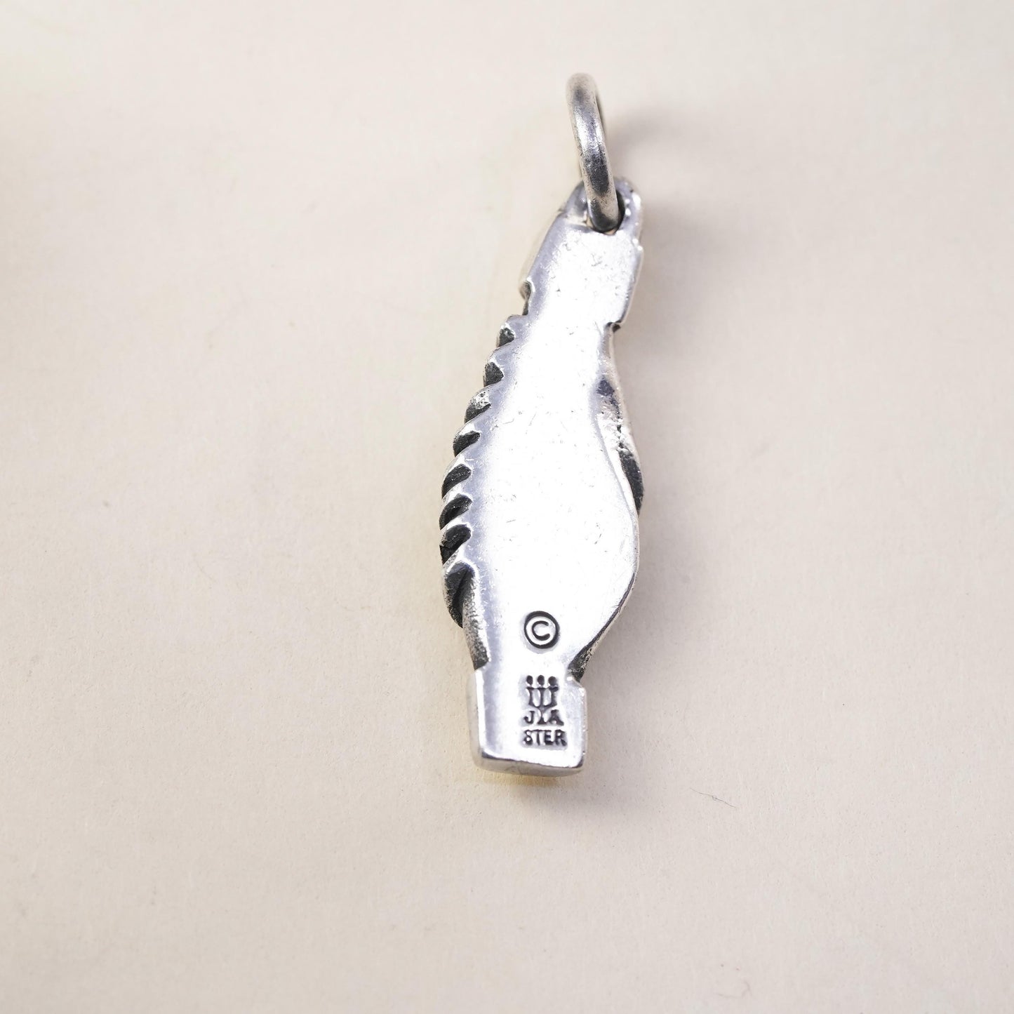 Retired James Avery Sterling Silver 925 Shaking Hands Friendship Charm Pendant