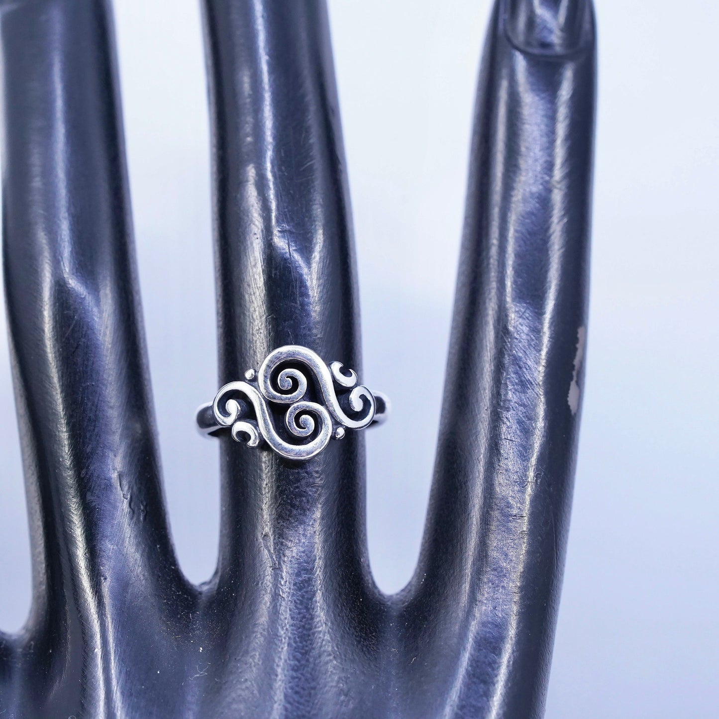 Size 6, James Avery 925 Sterling Silver Spanish Swirl Scroll Filigree Ring