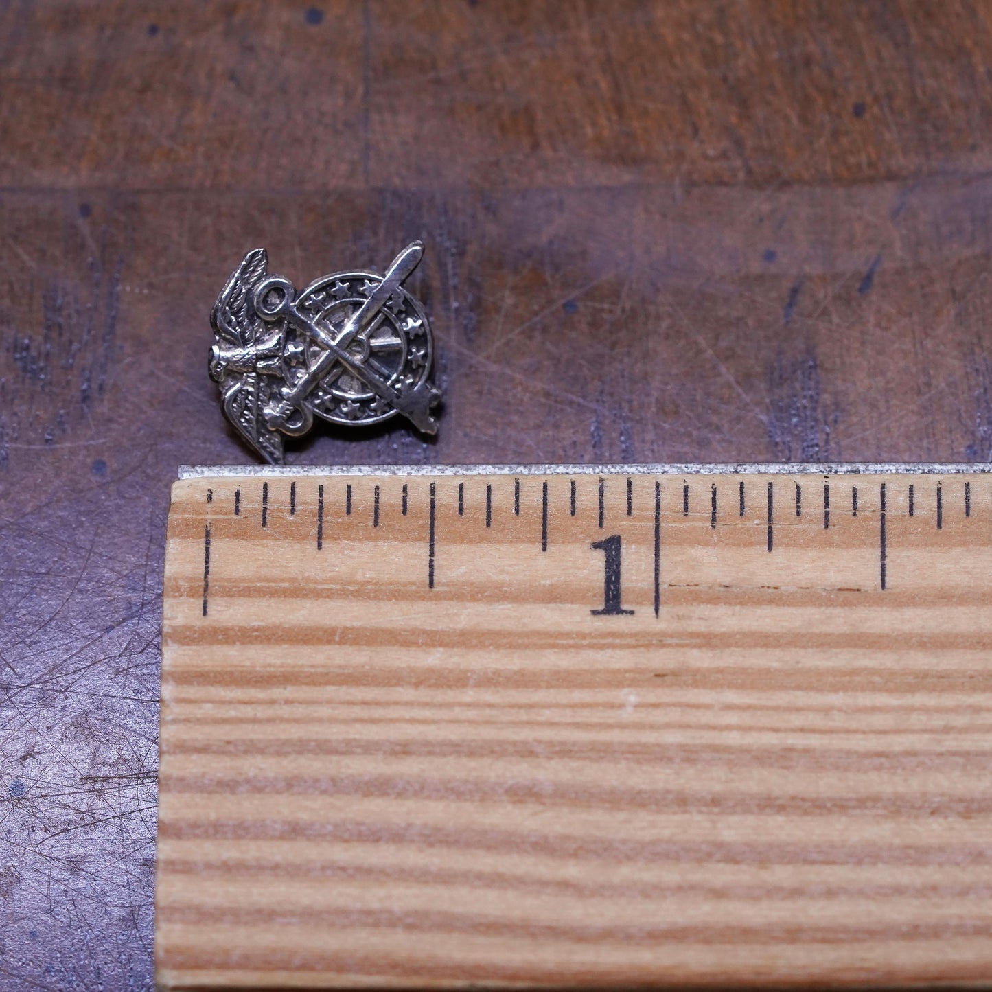 Vintage 925 Sterling Silver Boy Scouts Of America Small Eagle Bird Pin
