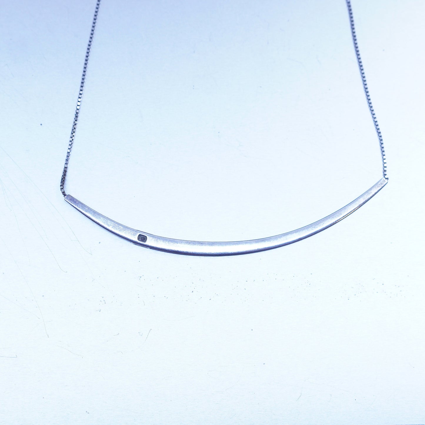 20+2” vintage Silpada Sterling 925 Silver Exuberance CZ Bar Necklace N2971