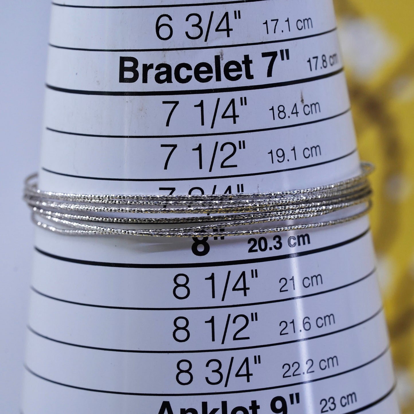 7.75", SILPADA Sterling Silver lasting impressions Multi BANGLE Bracelet B3008