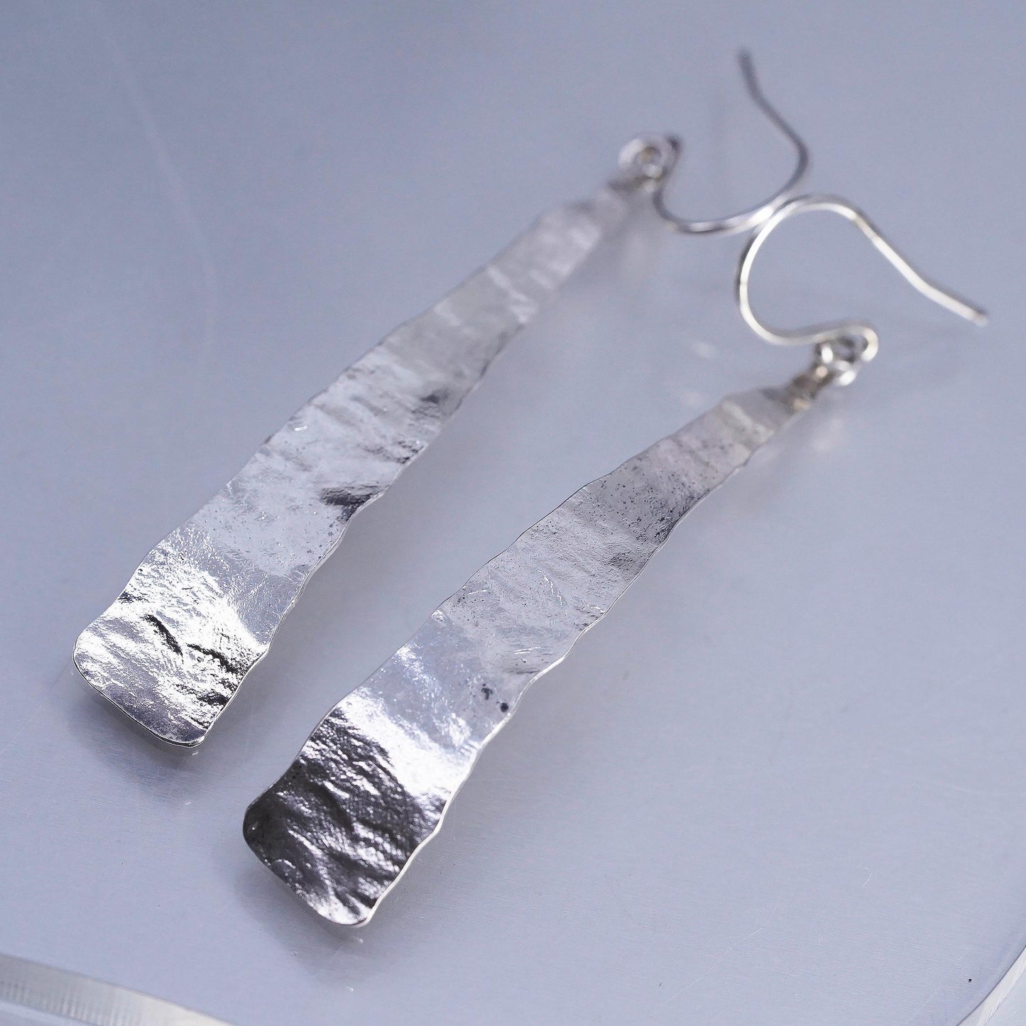 Silpada 925 Sterling Silver Winding River Textured Earrings W3141 Easy to wear