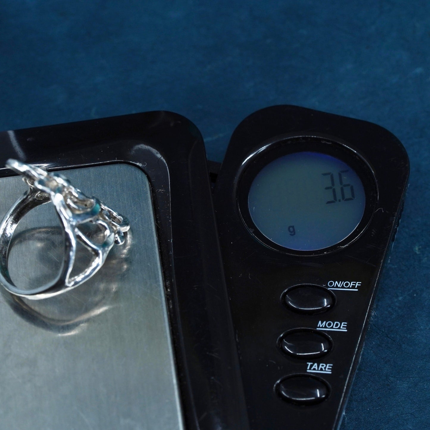 Size 5.5, vintage Sterling silver handmade ring, 925 filigree band