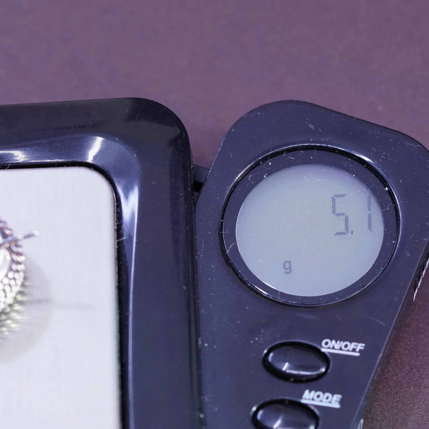 0.5”, vintage Sterling silver handmade earrings, 925 textured hoops