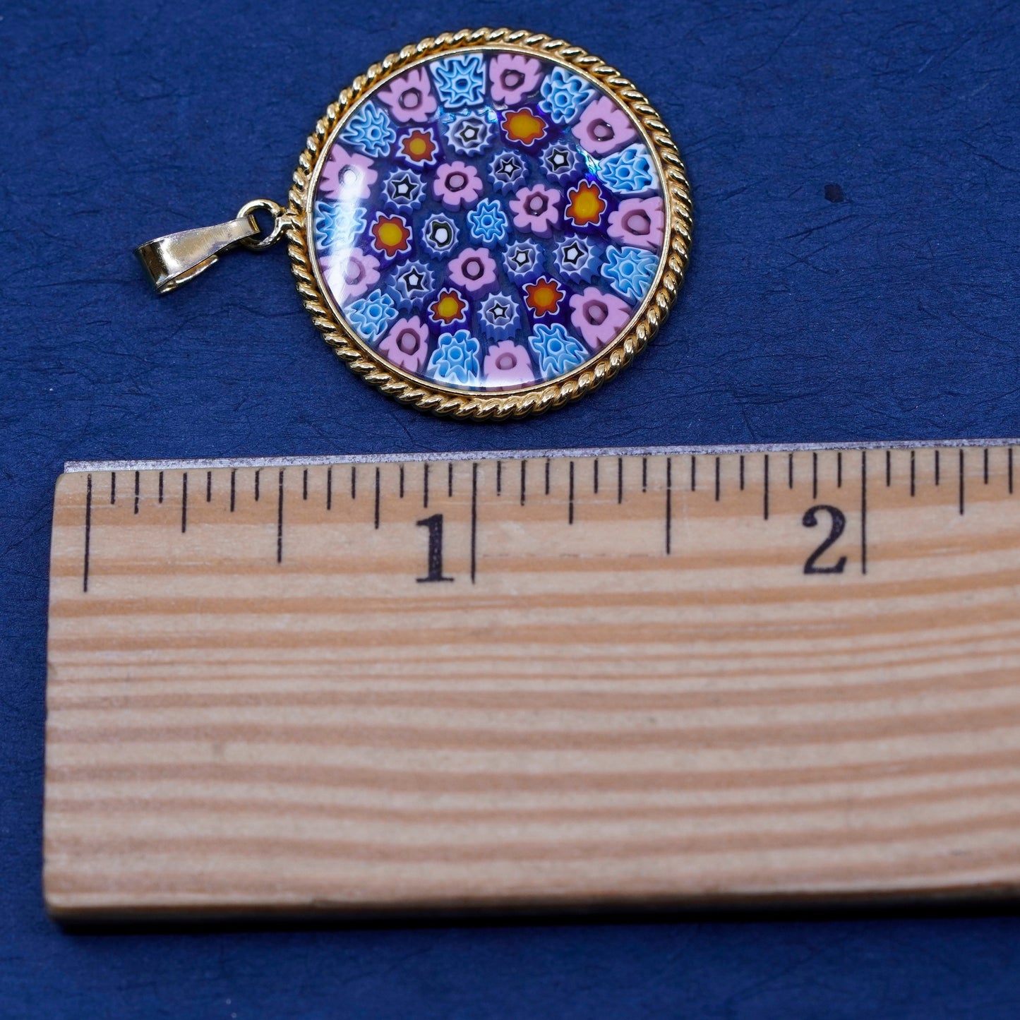 vermeil gold over handmade sterling 925 silver tag pendant multiciori pendant