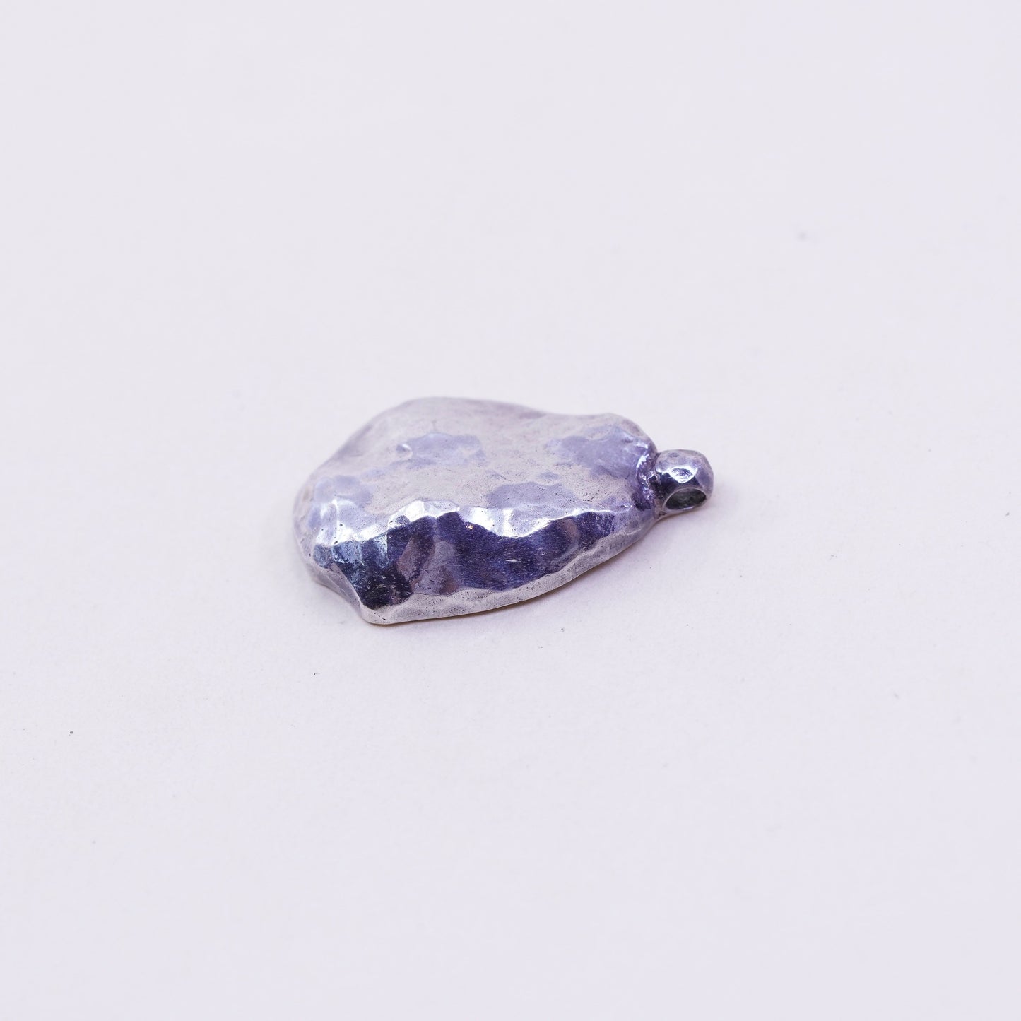 Retired Silpada handmade Sterling 925 Silver Hammered nugget Pendant