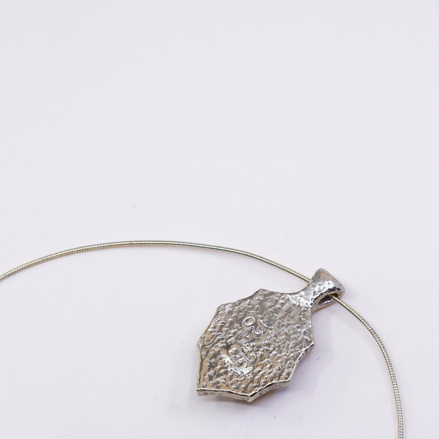 16+1”, OS vermeil gold Sterling silver necklace 925 snake chain crystal pendant