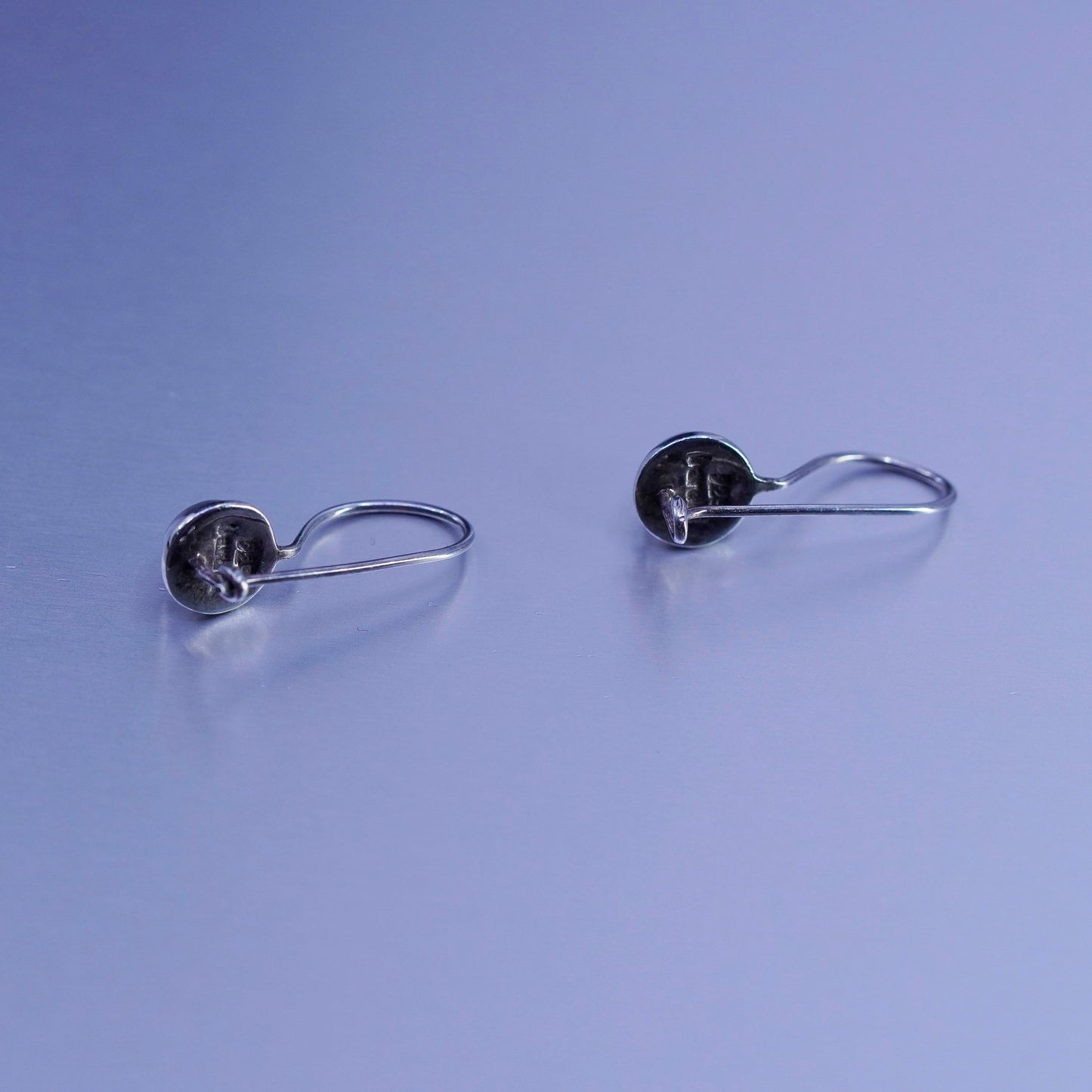 Vintage baroni Sterling 925 Silver handmade Earrings with pearl