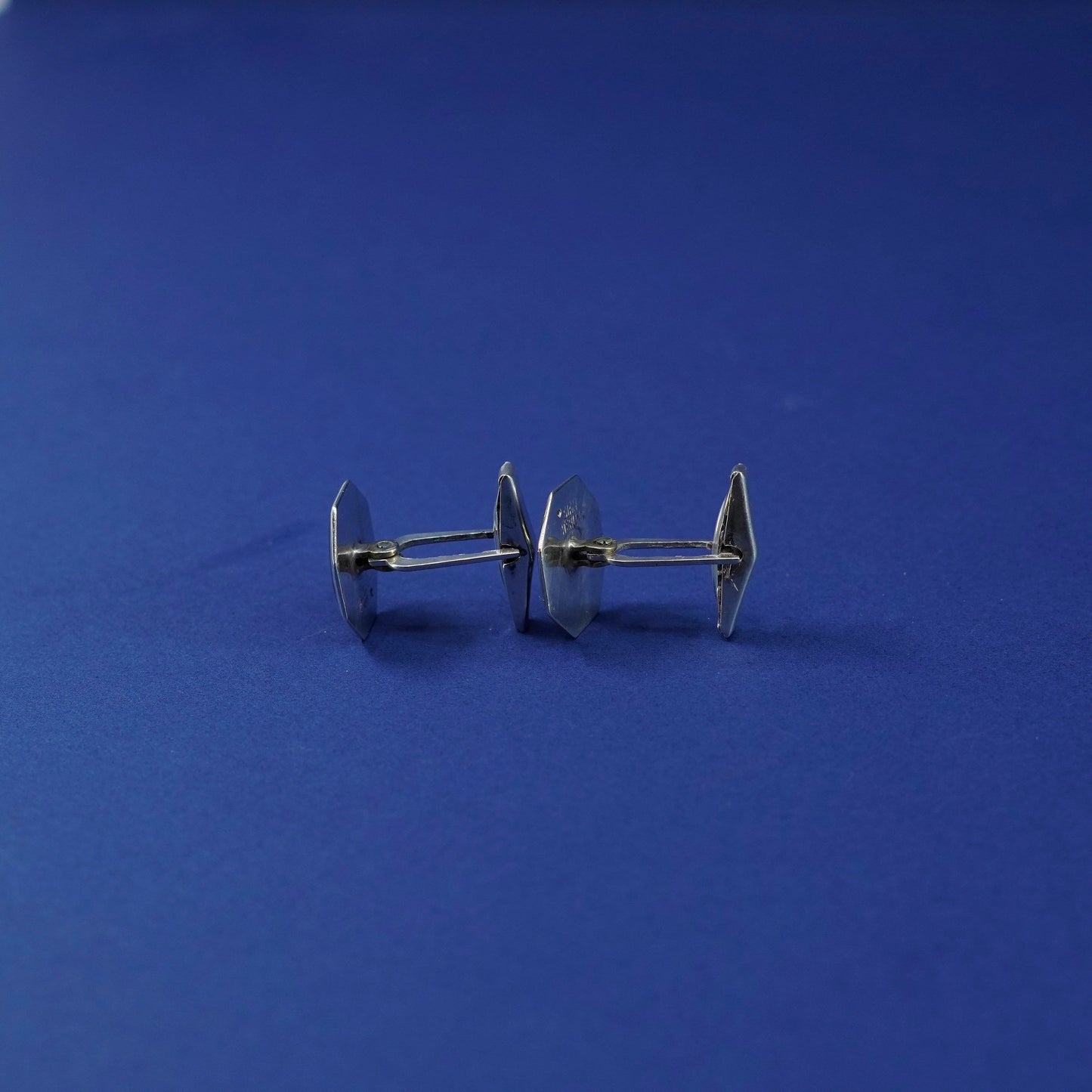 Siam Indian goddess sterling silver Handmade cufflinks, hexagram 925 cuff links