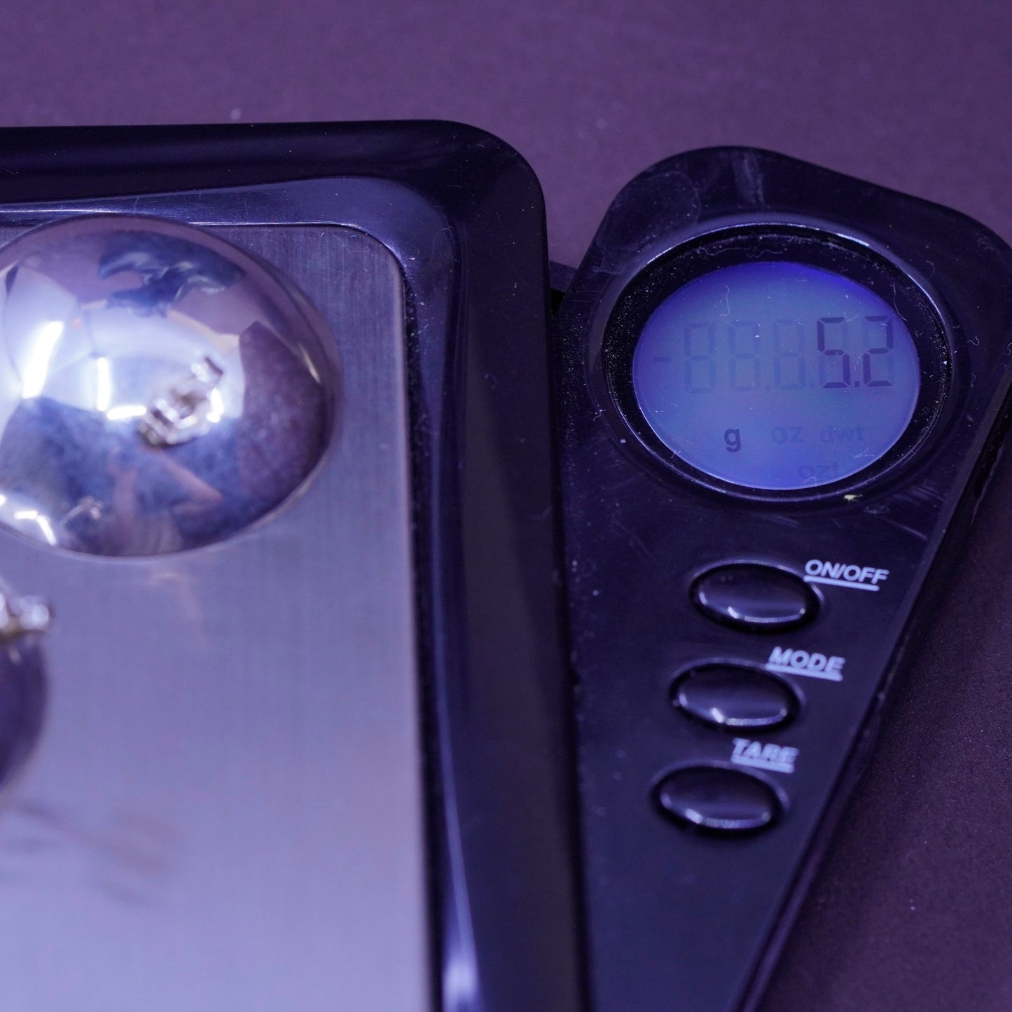 Vintage Sterling silver disc studs, 925 earrings