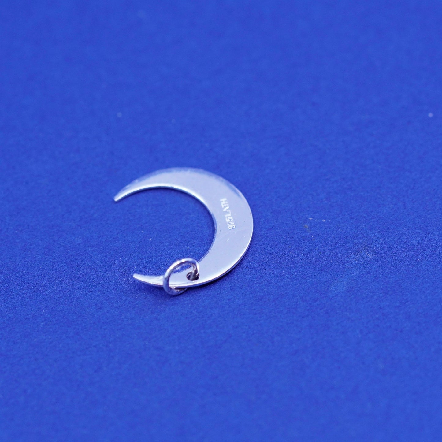 sterling silver handmade pendant, 925 moon charm engraves “follow your dream