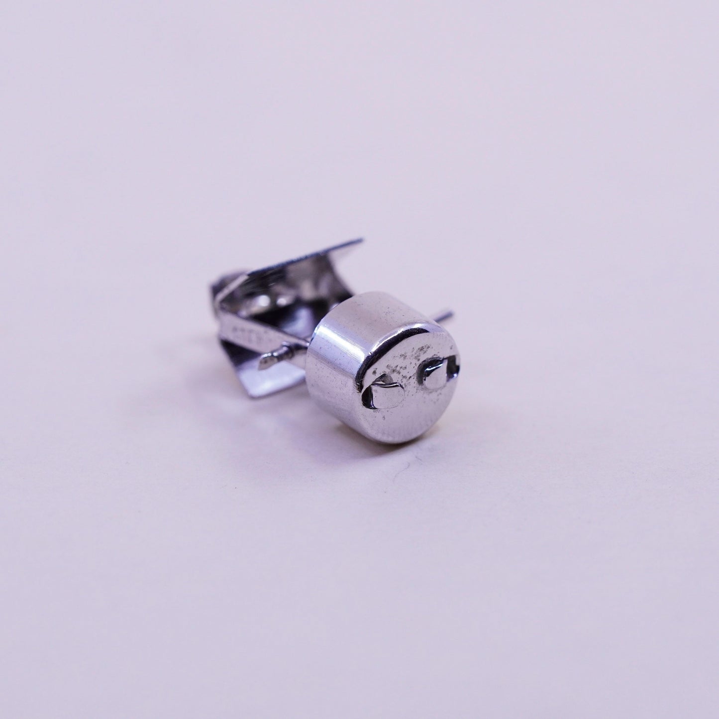 Vintage sterling silver handmade pendant, 925 ancient well charm