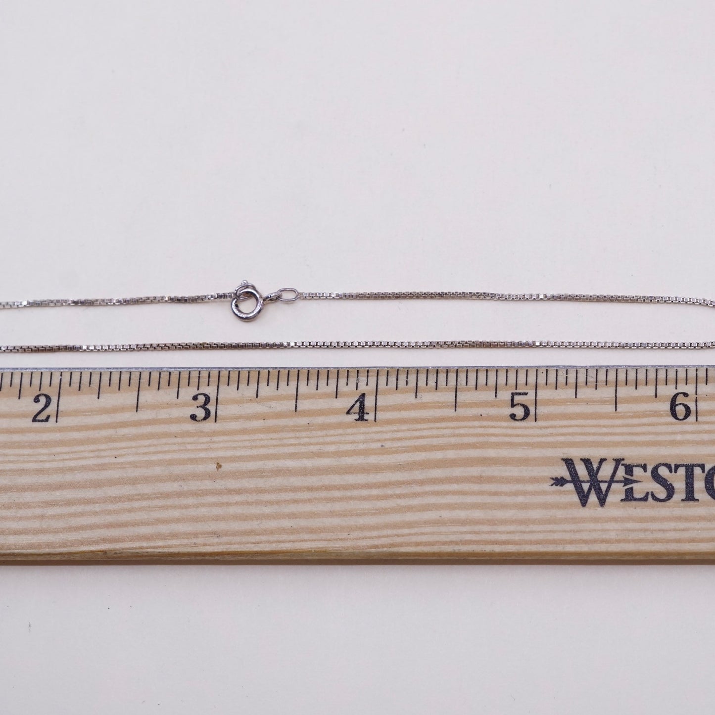 14”, 1mm, Vermeil Gold over sterling silver chain, 925 Italy chain