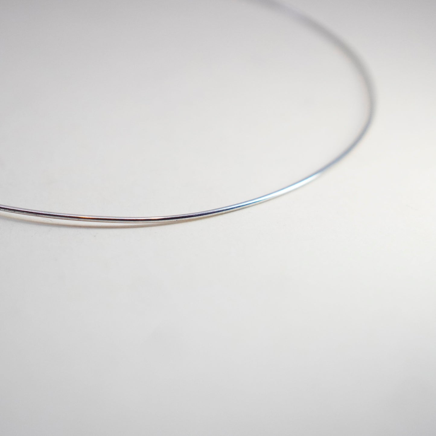 13”, Vintage Sterling 925 silver handmade choker collar necklace