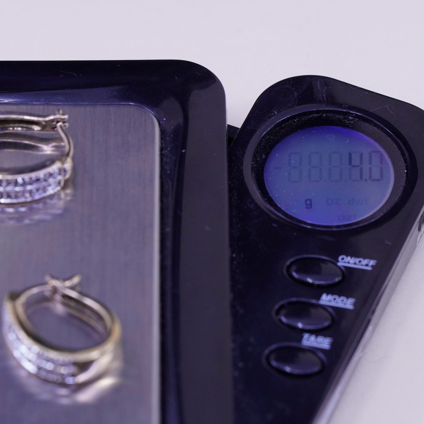 0.5”, vermeil gold over sterling silver earrings, 925 hoops, huggie diamond