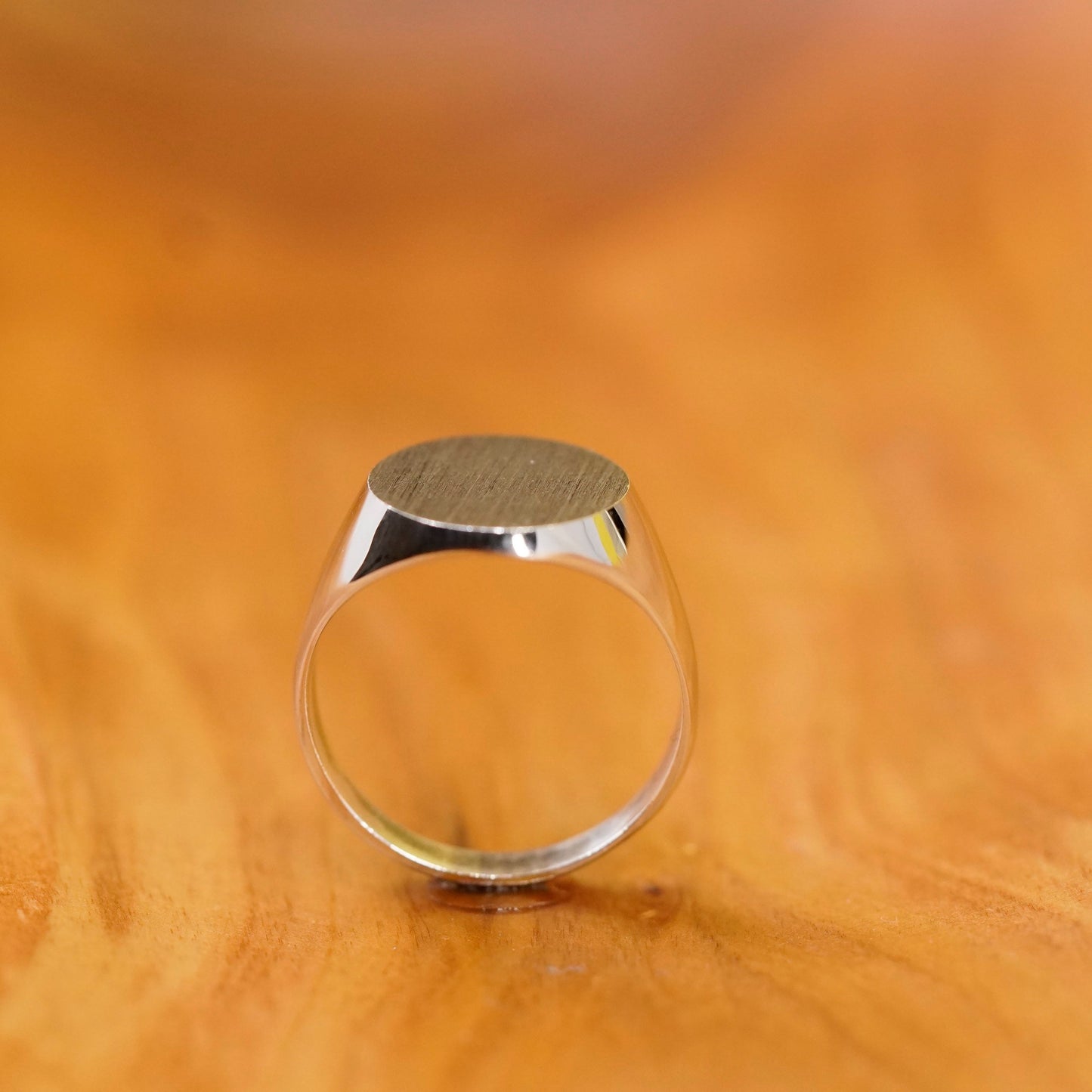 Size 11, vintage Sterling 925 silver handmade ring