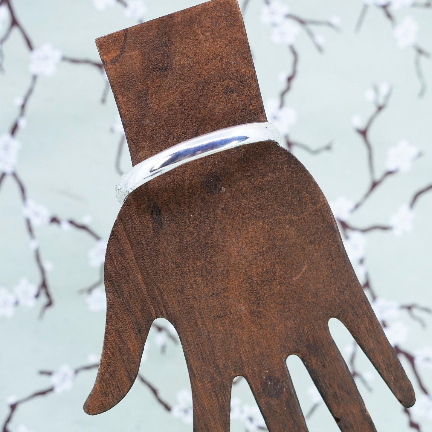 7”, southwestern Sterling silver bracelet, modern minimalist handmade 925 cuff