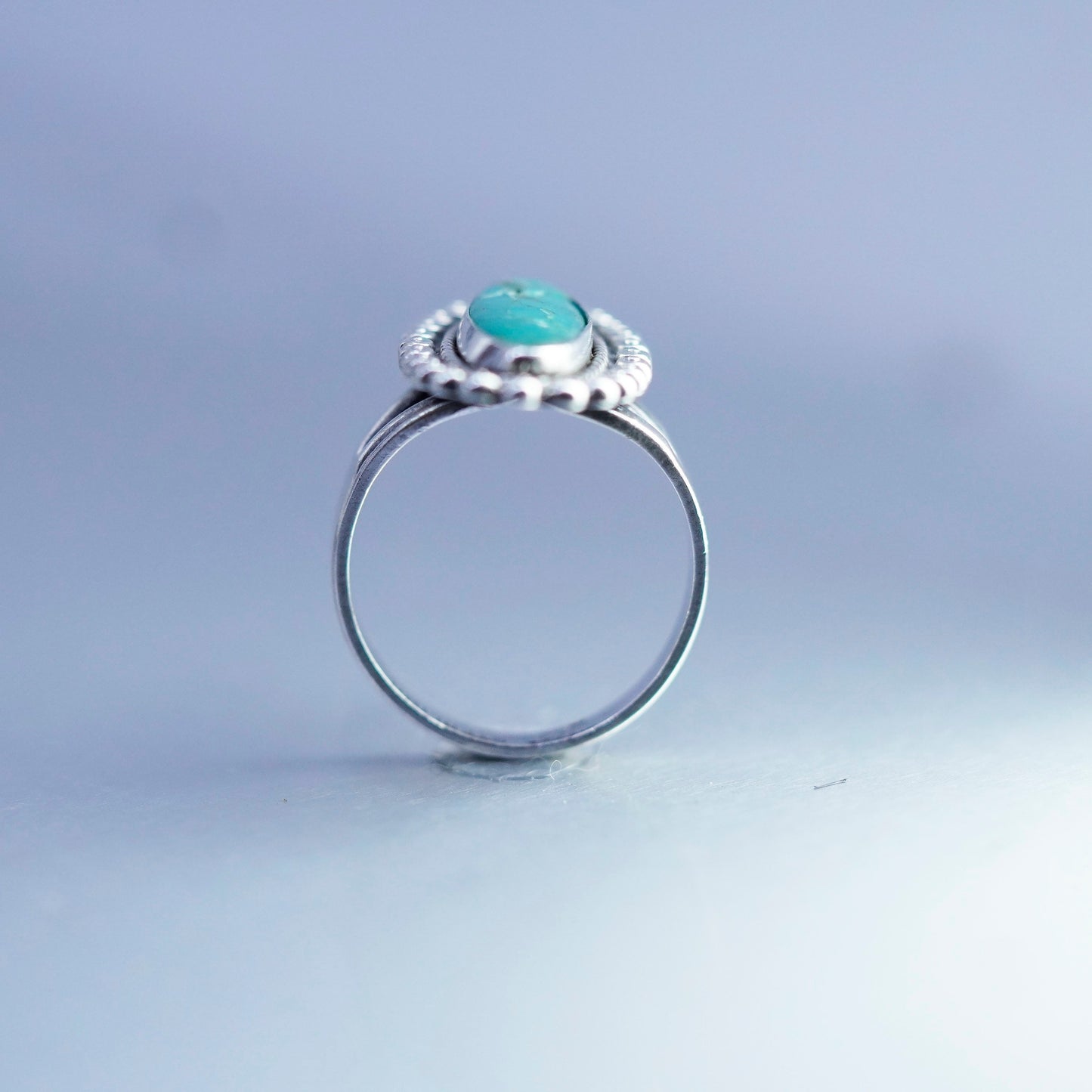 Size 7, Native American navajo Bell trading post Sterling 925 silver ring